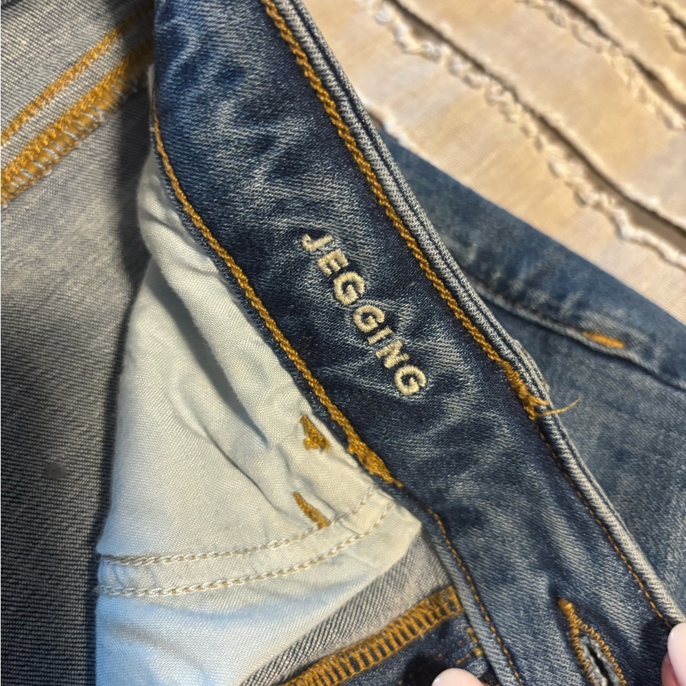 American Eagle Women’s Jeggings Classic Blue Size 10 (Next level stretch) - Picture 2 of 5